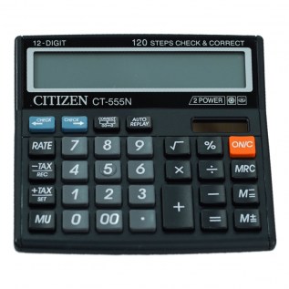 Հաշվիչ Citizen CT-555N 12նիշ Սև 1
