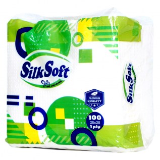 Անձեռոցիկ Silk Soft 1շ 100հտ 28*28 0138