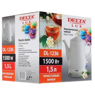 Էլեկտրական թեյնիկ Delta Lux DL-1236 1.5լ 4