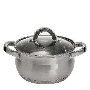 Կաթսա Webber BE-144/2 չժանգոտվող պողպատ 18սմ 2.5լ