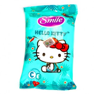 Թաց Անձեռոցիկ Smile Hello Kitty15հտնց
