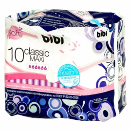 Միջադիր Bibi Soft Maxi 10հտնց 6կաթիլ