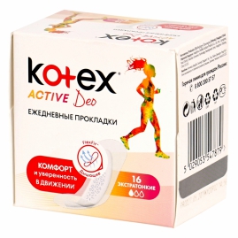 Женщин ежедневные. Kotex Active deo 16. Прокладка Ежедневная Kotex Active deo 16шт. Kotex прокладки ежедневные экстратонкие Active deo. Котекс Актив Део 16 шт.