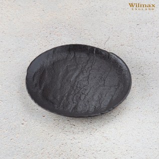 Կլոր ափսե Wilmax WL-661125/A SlateStone սև ճենապակի 23սմ 2