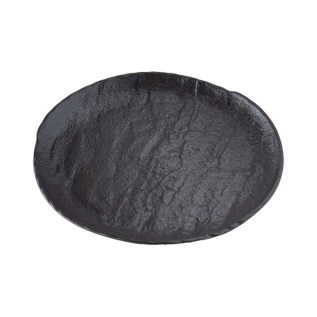 Մատուցարան Wilmax WL-661128/A SlateStone կլոր սև ճենապակի 30սմ