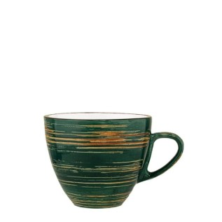Սուրճի բաժակ Wilmax WL-669534/A Spiral ճենապակի 110մլ կանաչ 6 հատ
