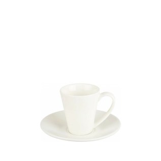 Սուրճի բաժակ Wilmax WL-993054/AB ճենապակի 110մլ սպիտակ 6 հատ