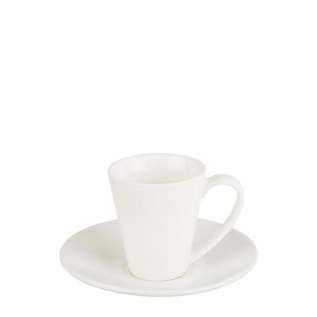 Սուրճի բաժակ Wilmax WL-993054/6C ճենապակի 110մլ սպիտակ 6 հատ