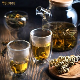 Լուծվող սուրճի, կապուչինոյի, թեյի բաժակ Wilmax WL-888729/A թերմո ապակի 100մլ 2