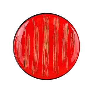 Կլոր ափսե Wilmax 668214/A 5500 N10 Scratch ճենապակի 25.5սմ կարմիր