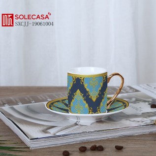 Սուրճի Բաժակ Solecasa SC1877 ճենապակի 90մլ 6 հատ 3