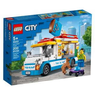 Կոնստրուկտոր LEGO City 60253 պաղպաղակի մեքենա 200 կտոր 5+