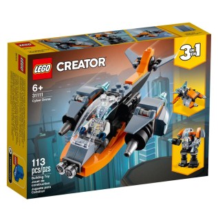 Կոնստրուկտոր LEGO Creator 31111 3-ը 1-ում կիբերդրոն 113 կտոր 6+