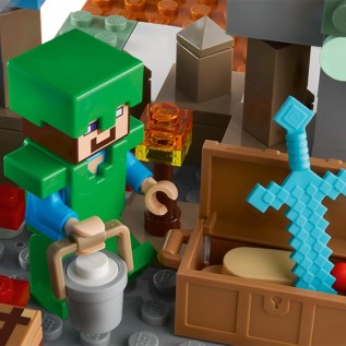 Կոնստրուկտոր LEGO Minecraft 21243 սառցե գագաթներ 304 կտոր 8+ 4