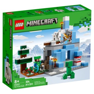 Կոնստրուկտոր LEGO Minecraft 21243 սառցե գագաթներ 304 կտոր 8+