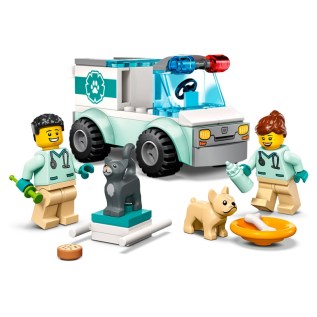 Կոնստրուկտոր LEGO City 60382 անասնաբույժ փրկարարների մեքենա 58 կտոր 4+ 3