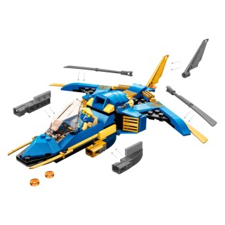 Կոնստրուկտոր LEGO NINJAGO 71784 Ջեթ Ջեյի կայծակնային ինքնաթիռը 146 կտոր 6+ 3