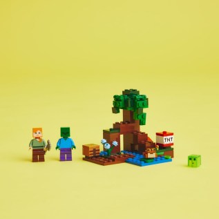 Կոնստրուկտոր LEGO Minecraft 21240 ճահճային արկած 65 կտոր 7+ 4