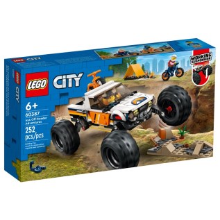 Կոնստրուկտոր LEGO City 60387 ամենագնաց 4x4 արկածները 252 կտոր 6+