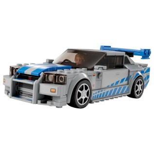 Կոնստրուկտոր LEGO Speed Champions 76917 կրկնակի ֆորսաժ՝ Nissan Skyline GT-R (R34) 319 կտոր 9+ 2