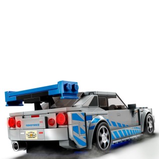 Կոնստրուկտոր LEGO Speed Champions 76917 կրկնակի ֆորսաժ՝ Nissan Skyline GT-R (R34) 319 կտոր 9+ 3
