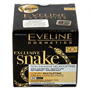 Կրեմ Դեմքի Eveline 50մլ Exclusive Snake 50+ Մուլտիլիֆտինգ