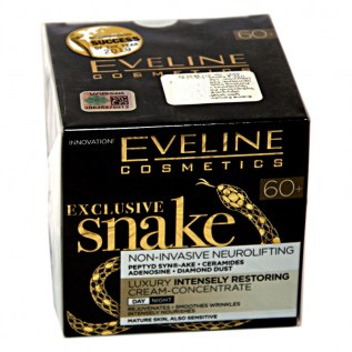 Կրեմ Դեմքի Eveline 50մլ Exclusive Snake 60+ Վերագանգնող