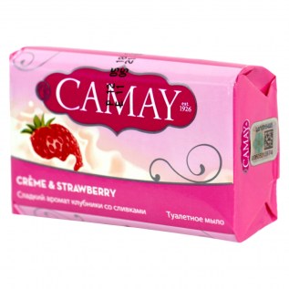 Օճառ Camay 85գ Creme & Strawberry