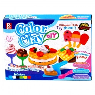 Ծեփախմոր Տուփով Color Clay AH-4047 Ֆորմայով