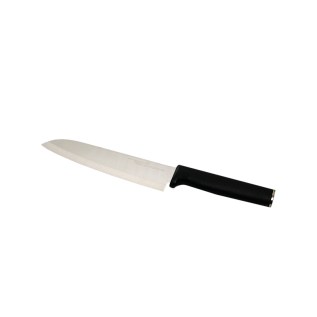 Սանտոկու ոճի դանակ Priority Chef PA-008 45-216 չժանգոտվող պողպատ սև պլաստմասե պոչով